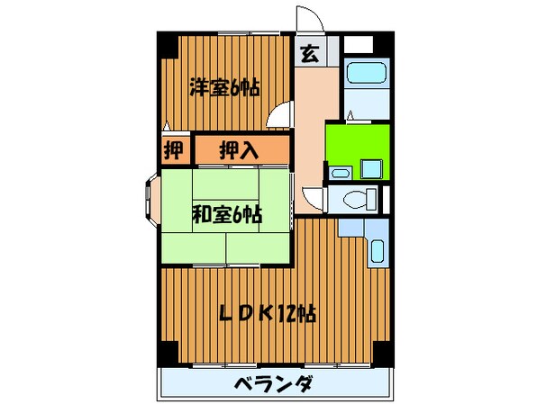 メゾンエスポア－ルの物件間取画像